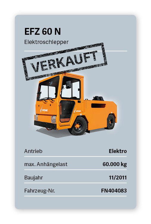 VOLK Elektroschlepper EFZ 60 N Gebraucht