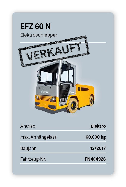 VOLK Elektroschlepper EFZ 60 N Gebraucht